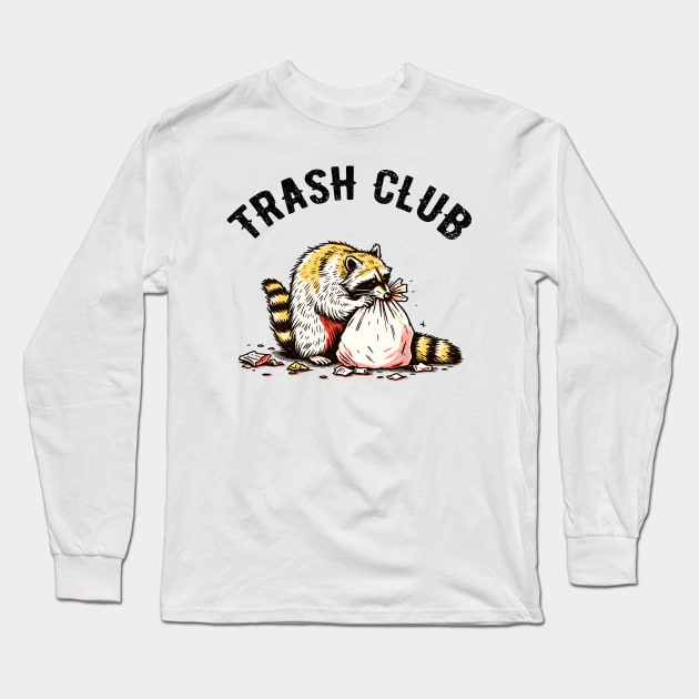 Trash Club Long Sleeve T-Shirt by Yopi